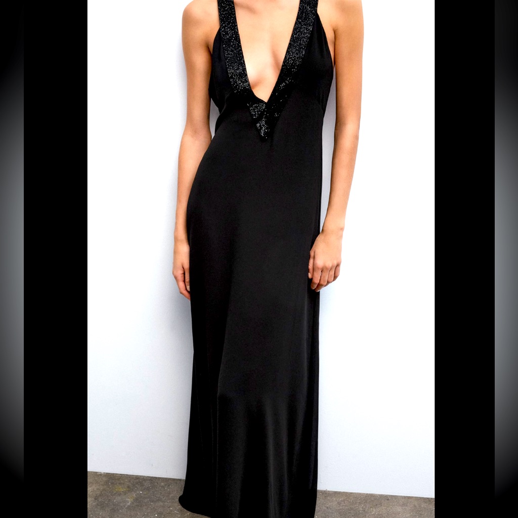 Long Beaded Dress